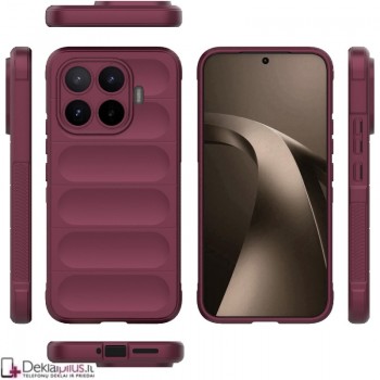Magic Shield guminis dėklas - bordo spalvos (Xiaomi 17T)